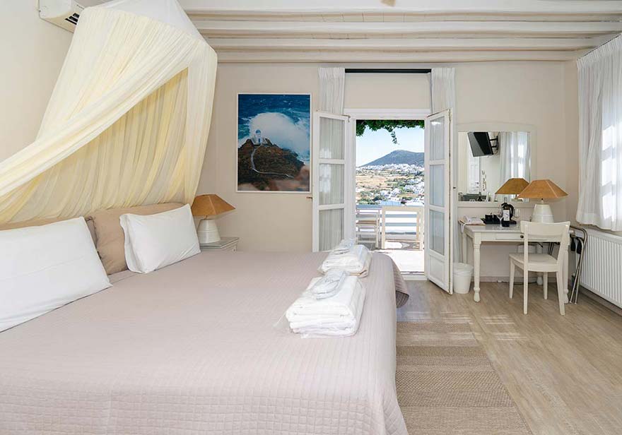 Chambres supérieures à l'hôtel Petali Village à Sifnos