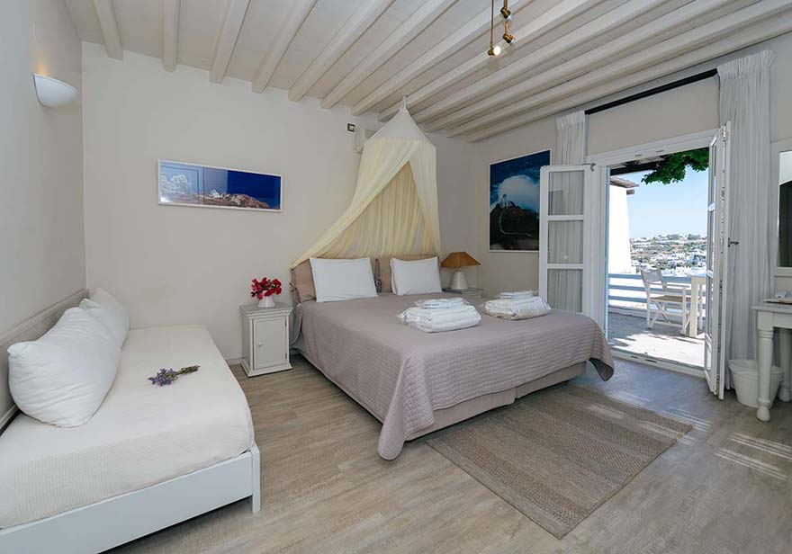 Chambres supérieures à l'hôtel Petali Village à Sifnos