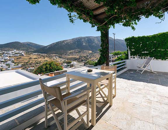 Grand balcon dans la chambre Superior
